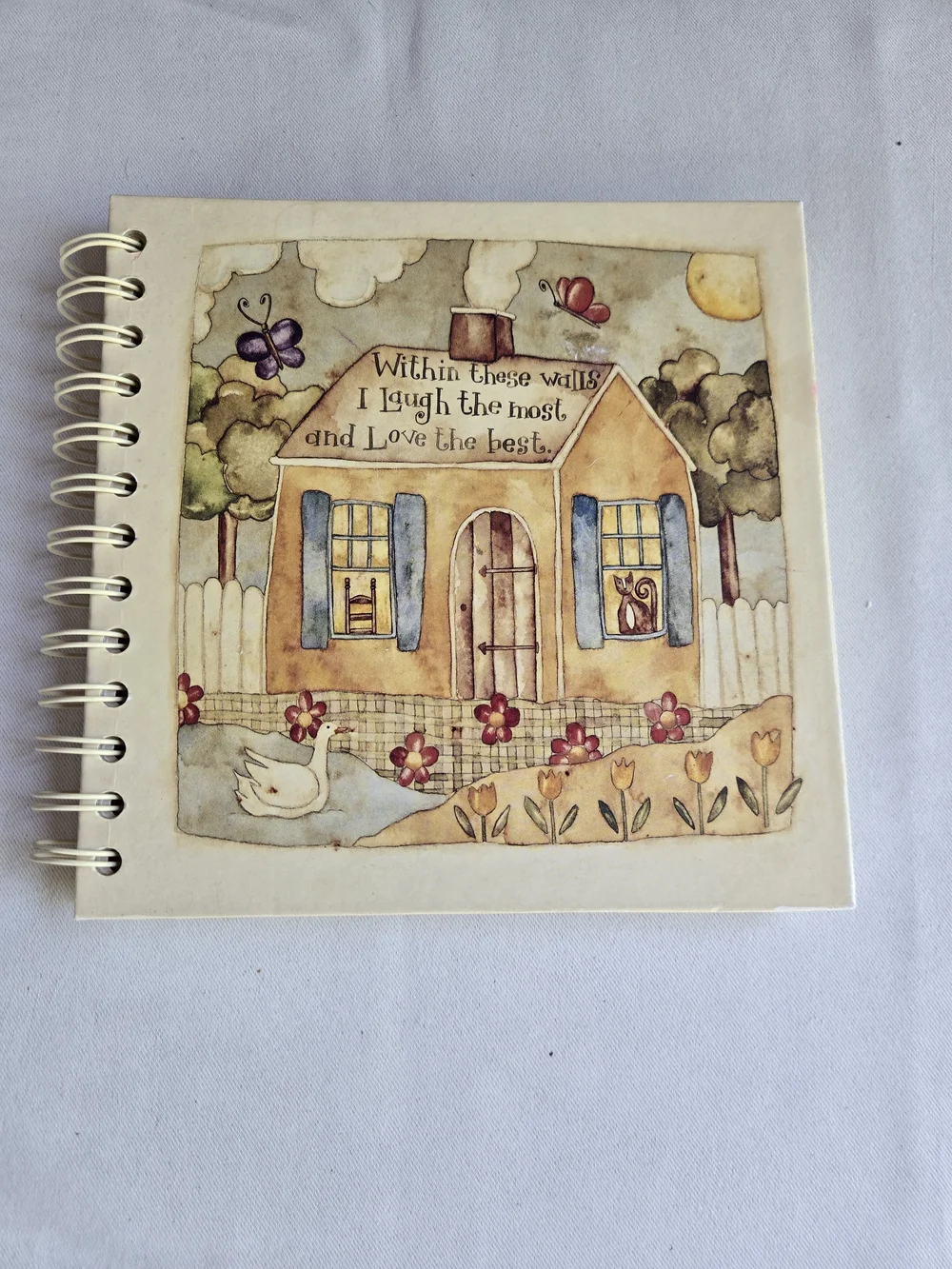 Whimsical House Spiral Journal Notebook
